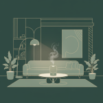 space with warm, soothing fragrances